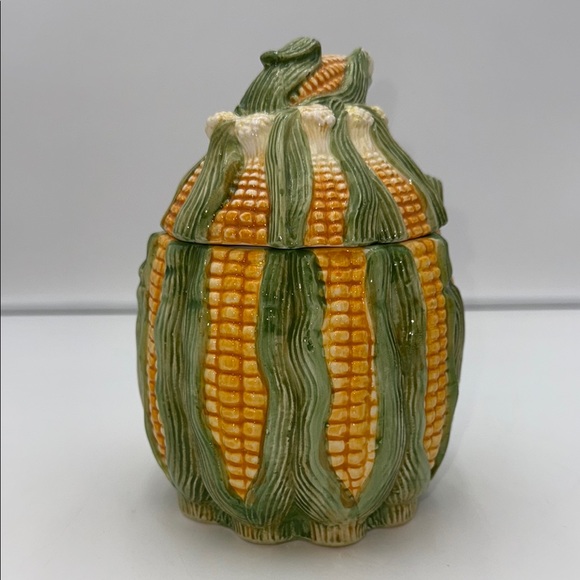 Pottery Corn Cob Cookie Jar Cannister - Picture 1 of 15